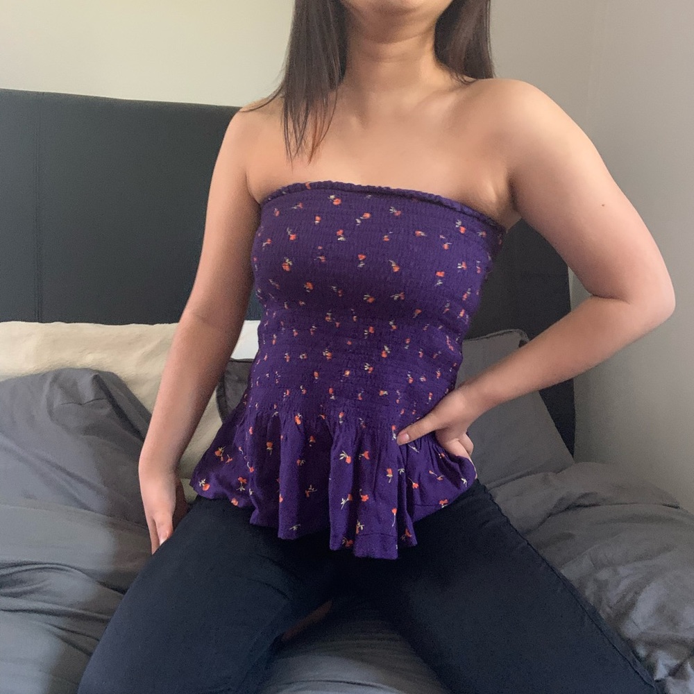 Urban outfitters pleated tube top
